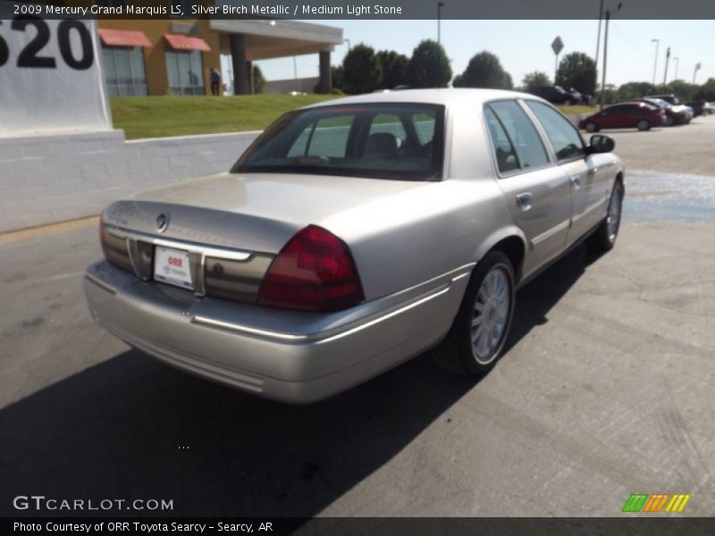 Silver Birch Metallic / Medium Light Stone 2009 Mercury Grand Marquis LS