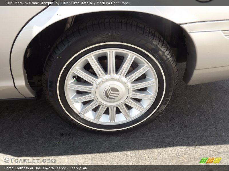 Silver Birch Metallic / Medium Light Stone 2009 Mercury Grand Marquis LS