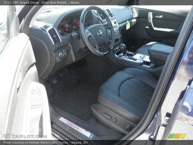 Deep Blue Metallic / Ebony 2012 GMC Acadia Denali