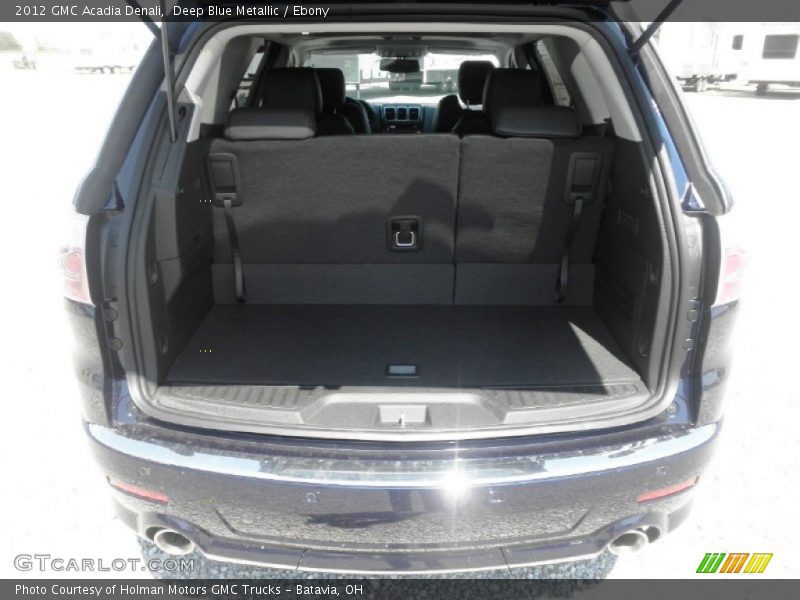 Deep Blue Metallic / Ebony 2012 GMC Acadia Denali
