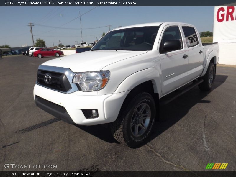 Super White / Graphite 2012 Toyota Tacoma V6 TSS Prerunner Double Cab