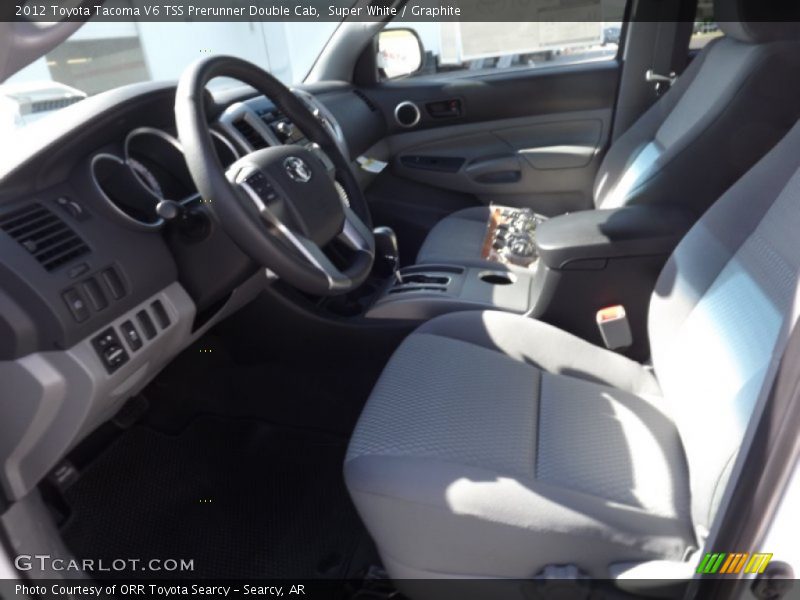 Super White / Graphite 2012 Toyota Tacoma V6 TSS Prerunner Double Cab