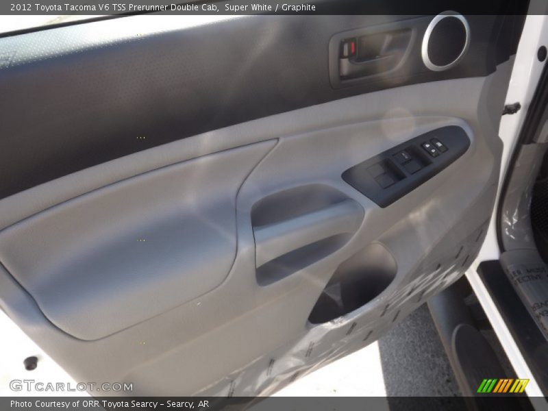 Super White / Graphite 2012 Toyota Tacoma V6 TSS Prerunner Double Cab