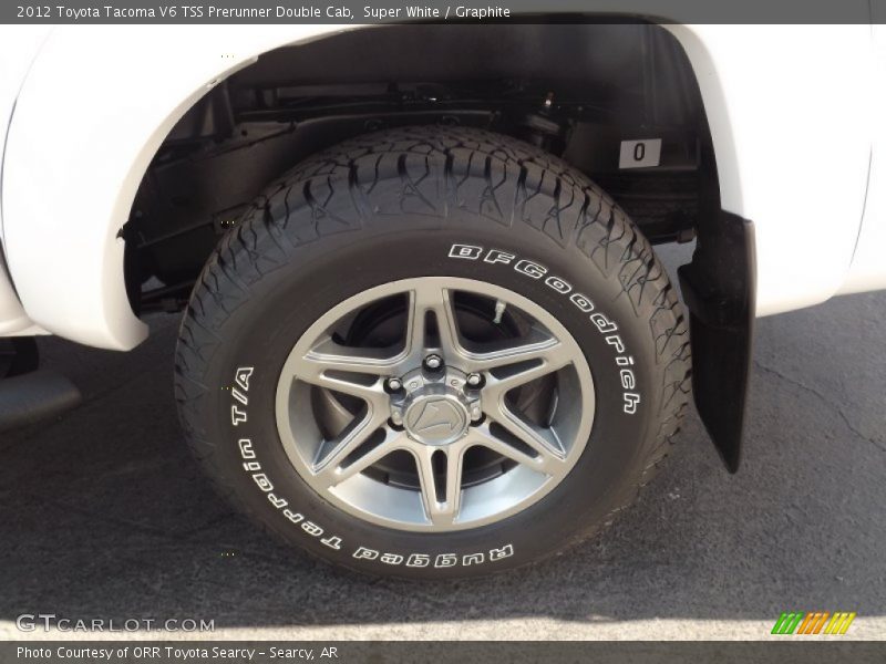 Super White / Graphite 2012 Toyota Tacoma V6 TSS Prerunner Double Cab
