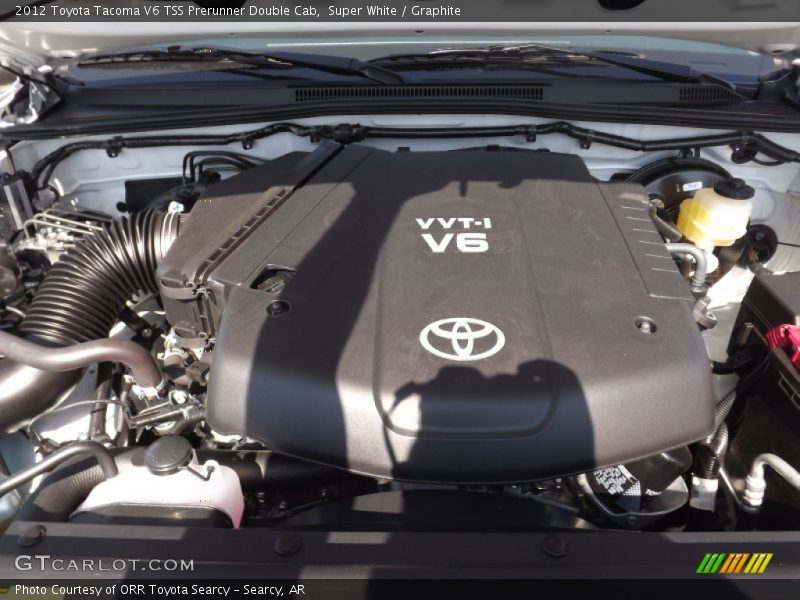 Super White / Graphite 2012 Toyota Tacoma V6 TSS Prerunner Double Cab