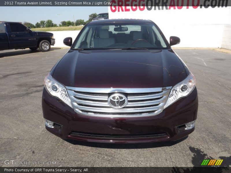 Sizzling Crimson Mica / Light Gray 2012 Toyota Avalon Limited