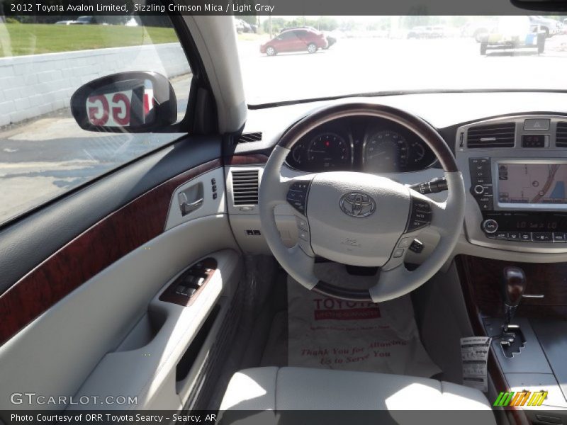 Sizzling Crimson Mica / Light Gray 2012 Toyota Avalon Limited