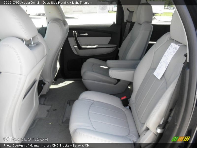 Deep Blue Metallic / Light Titanium 2012 GMC Acadia Denali