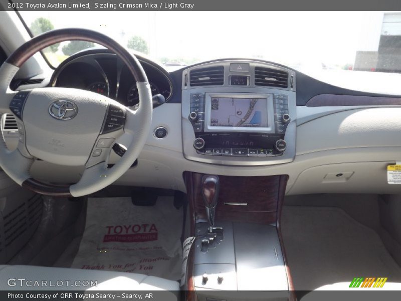 Sizzling Crimson Mica / Light Gray 2012 Toyota Avalon Limited