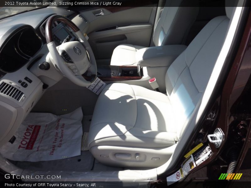 Sizzling Crimson Mica / Light Gray 2012 Toyota Avalon Limited
