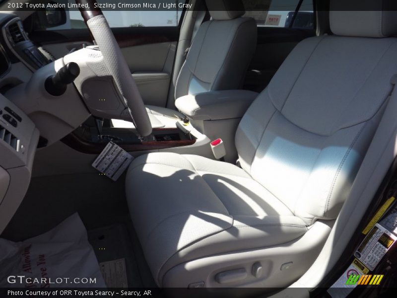 Sizzling Crimson Mica / Light Gray 2012 Toyota Avalon Limited