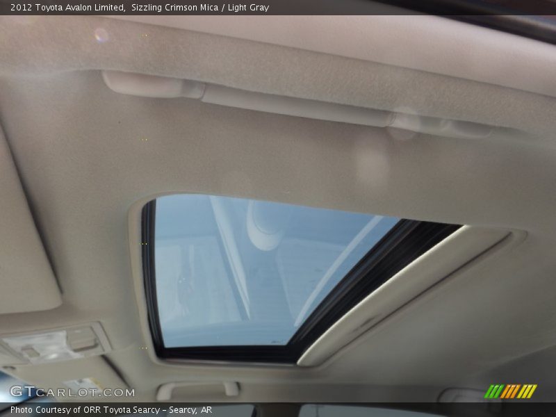 Sizzling Crimson Mica / Light Gray 2012 Toyota Avalon Limited