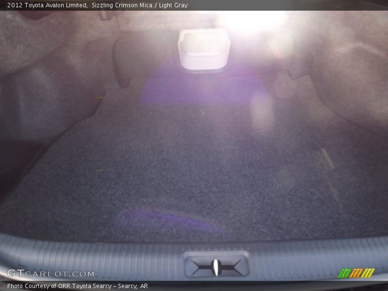 Sizzling Crimson Mica / Light Gray 2012 Toyota Avalon Limited