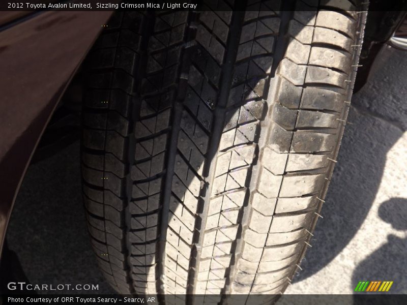 Sizzling Crimson Mica / Light Gray 2012 Toyota Avalon Limited