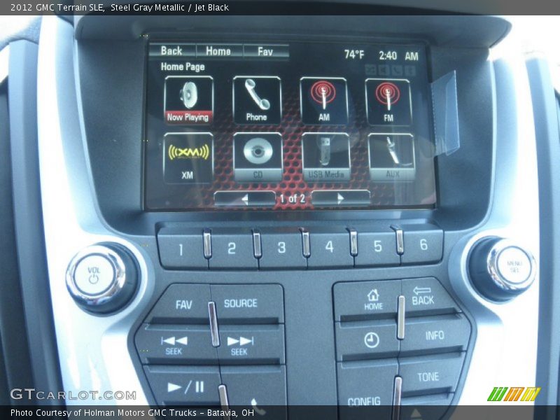Steel Gray Metallic / Jet Black 2012 GMC Terrain SLE