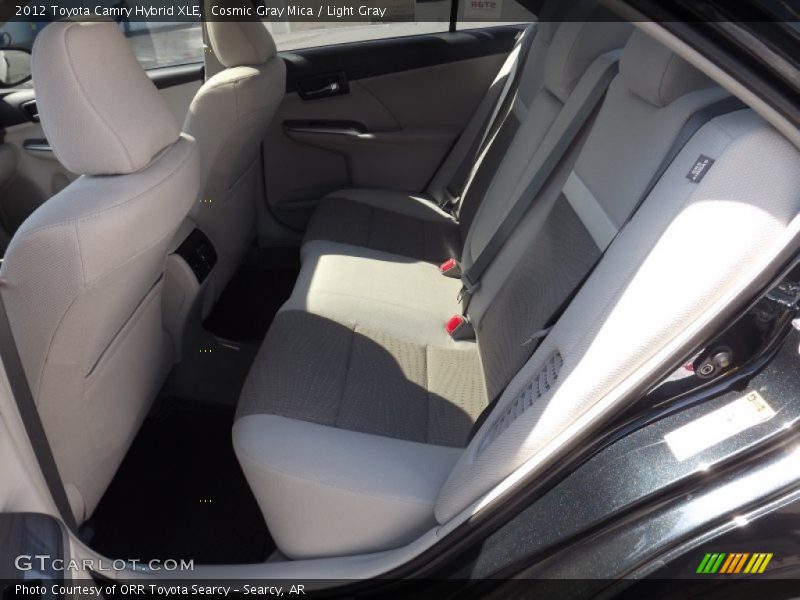 Cosmic Gray Mica / Light Gray 2012 Toyota Camry Hybrid XLE