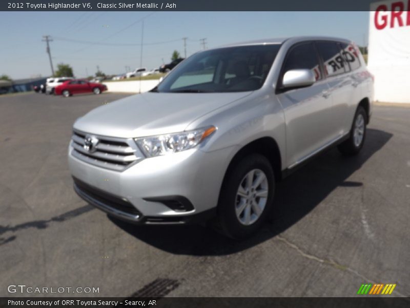 Classic Silver Metallic / Ash 2012 Toyota Highlander V6