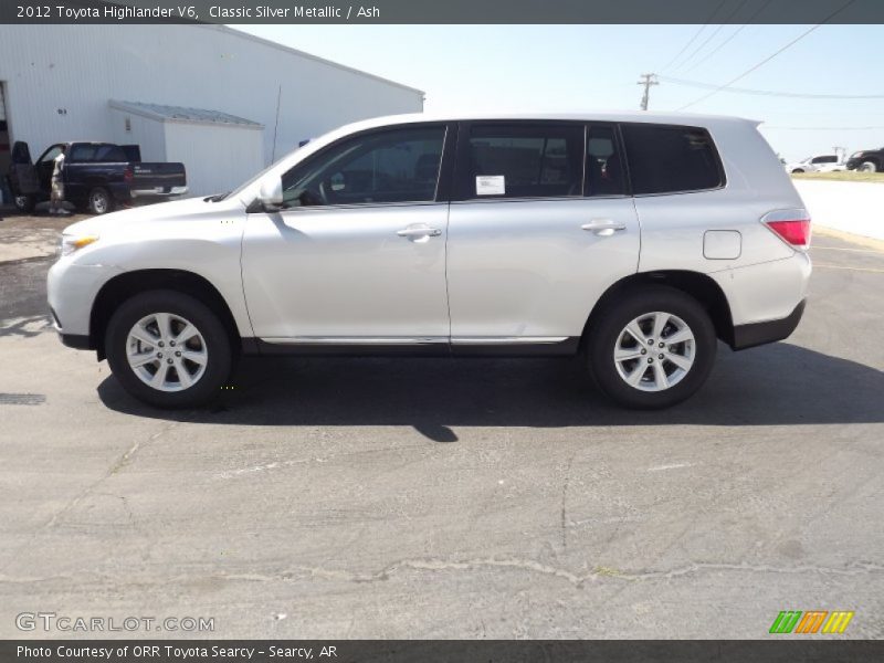 Classic Silver Metallic / Ash 2012 Toyota Highlander V6