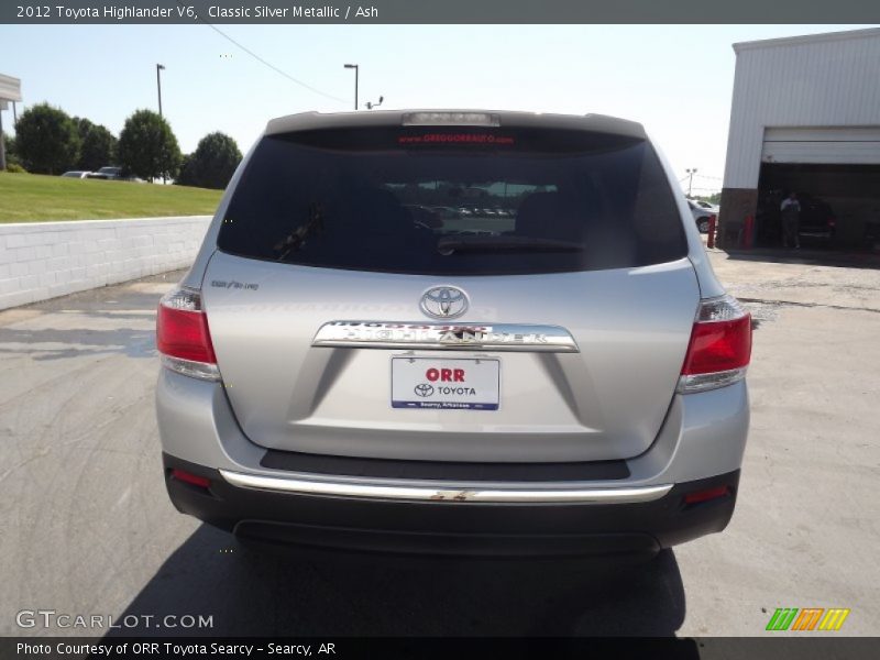 Classic Silver Metallic / Ash 2012 Toyota Highlander V6