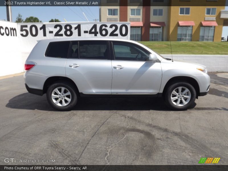 Classic Silver Metallic / Ash 2012 Toyota Highlander V6
