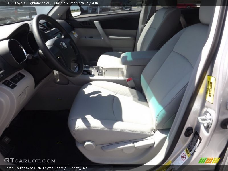 Classic Silver Metallic / Ash 2012 Toyota Highlander V6