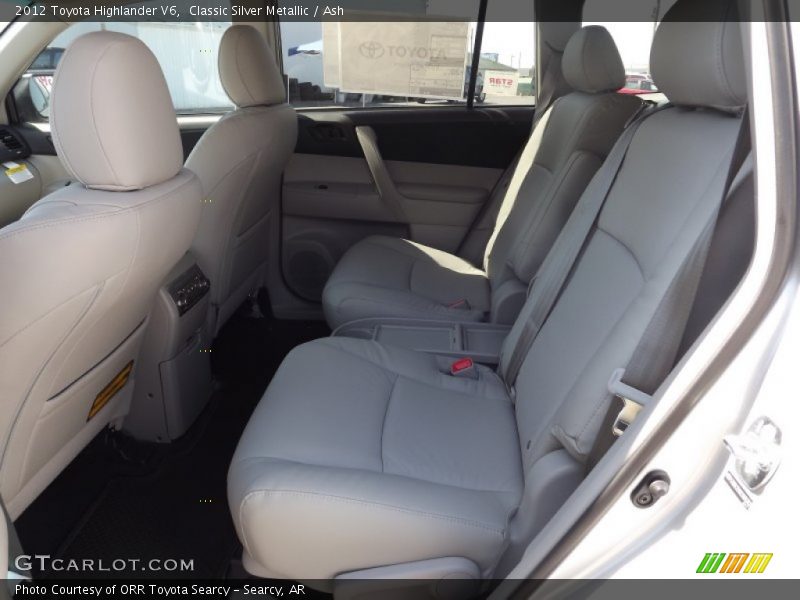 Classic Silver Metallic / Ash 2012 Toyota Highlander V6