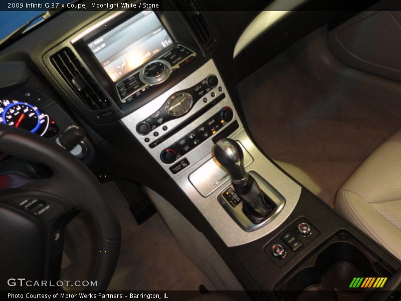 Moonlight White / Stone 2009 Infiniti G 37 x Coupe