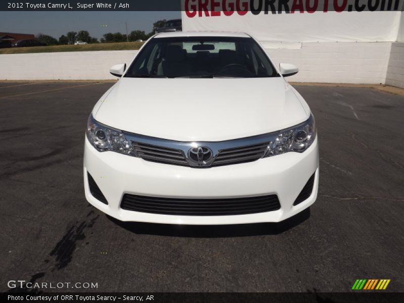 Super White / Ash 2012 Toyota Camry L