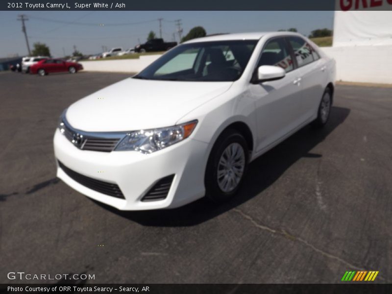 Super White / Ash 2012 Toyota Camry L