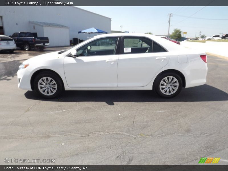 Super White / Ash 2012 Toyota Camry L