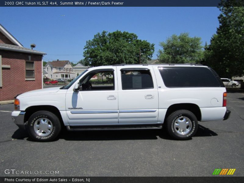 Summit White / Pewter/Dark Pewter 2003 GMC Yukon XL SLT 4x4