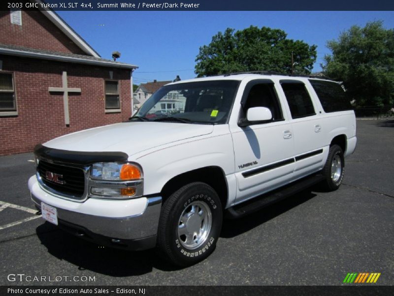 Summit White / Pewter/Dark Pewter 2003 GMC Yukon XL SLT 4x4