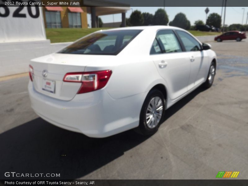 Super White / Ash 2012 Toyota Camry L