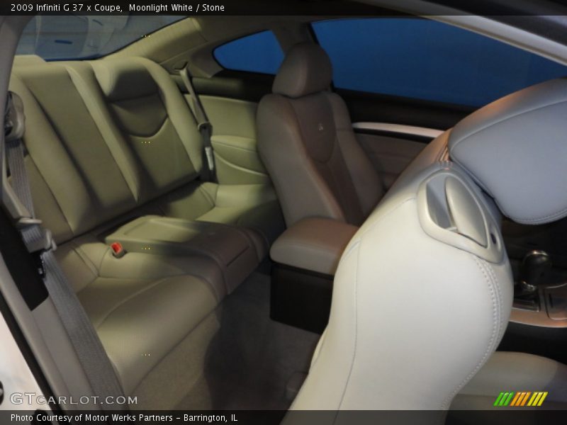 Moonlight White / Stone 2009 Infiniti G 37 x Coupe