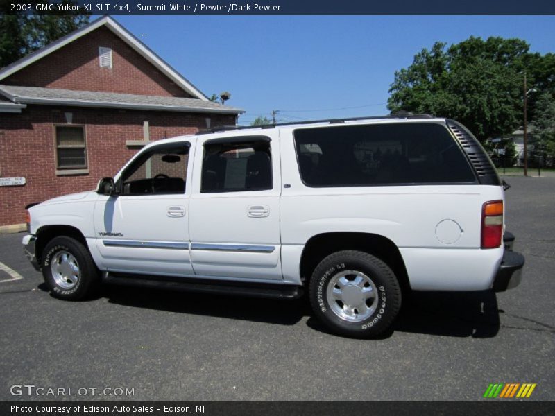 Summit White / Pewter/Dark Pewter 2003 GMC Yukon XL SLT 4x4