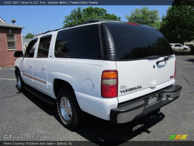 Summit White / Pewter/Dark Pewter 2003 GMC Yukon XL SLT 4x4