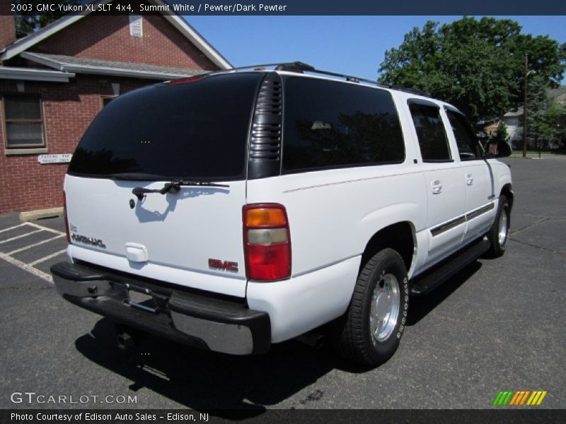 Summit White / Pewter/Dark Pewter 2003 GMC Yukon XL SLT 4x4