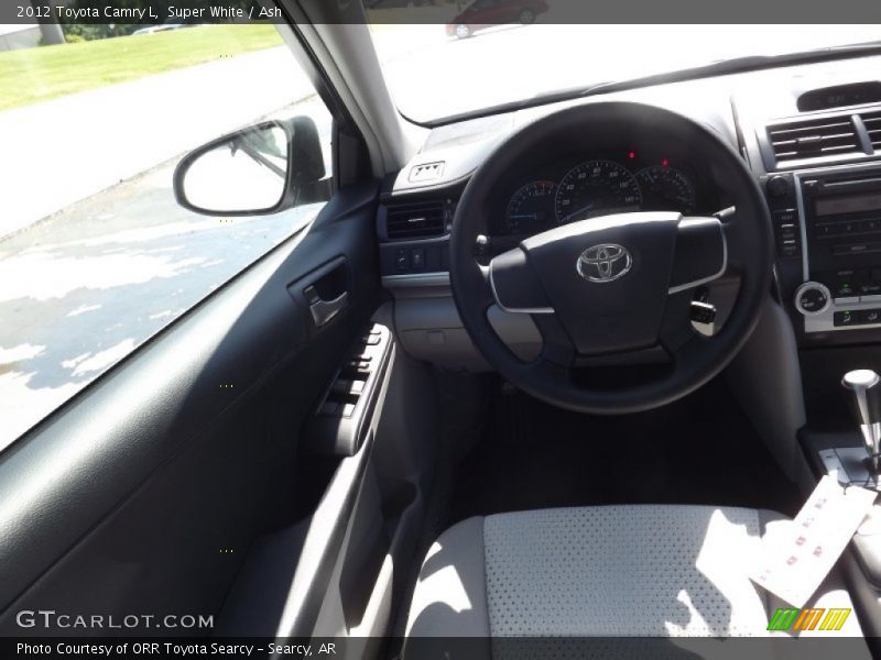 Super White / Ash 2012 Toyota Camry L