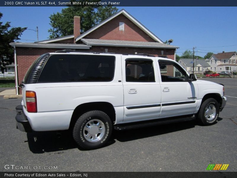 Summit White / Pewter/Dark Pewter 2003 GMC Yukon XL SLT 4x4