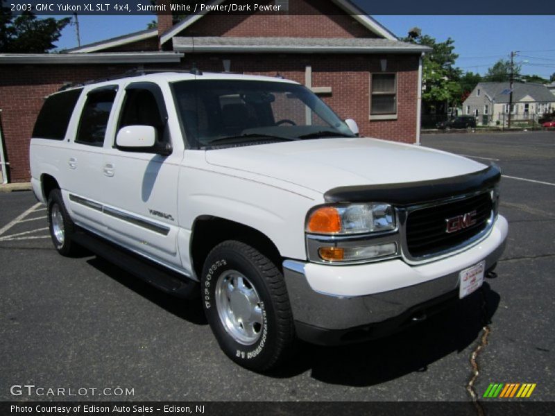 Summit White / Pewter/Dark Pewter 2003 GMC Yukon XL SLT 4x4