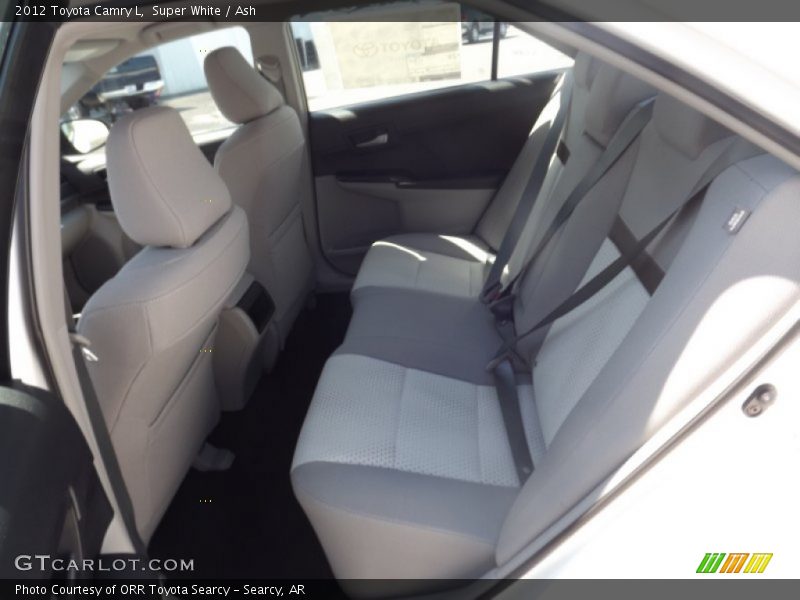 Super White / Ash 2012 Toyota Camry L