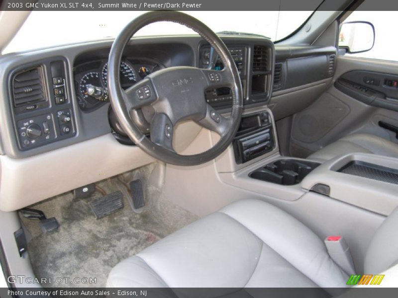 Summit White / Pewter/Dark Pewter 2003 GMC Yukon XL SLT 4x4