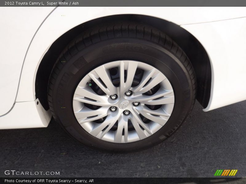 Super White / Ash 2012 Toyota Camry L