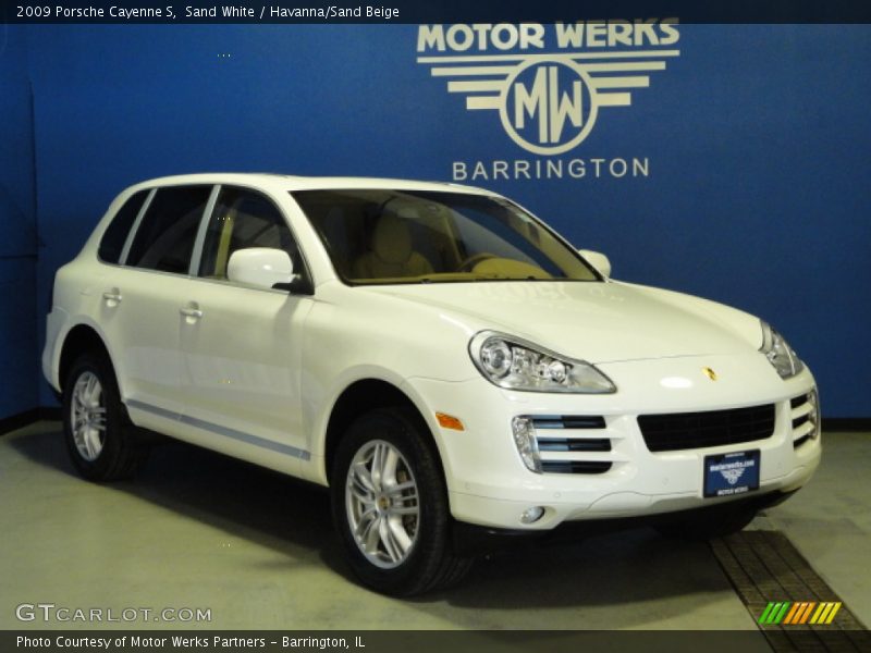 Sand White / Havanna/Sand Beige 2009 Porsche Cayenne S