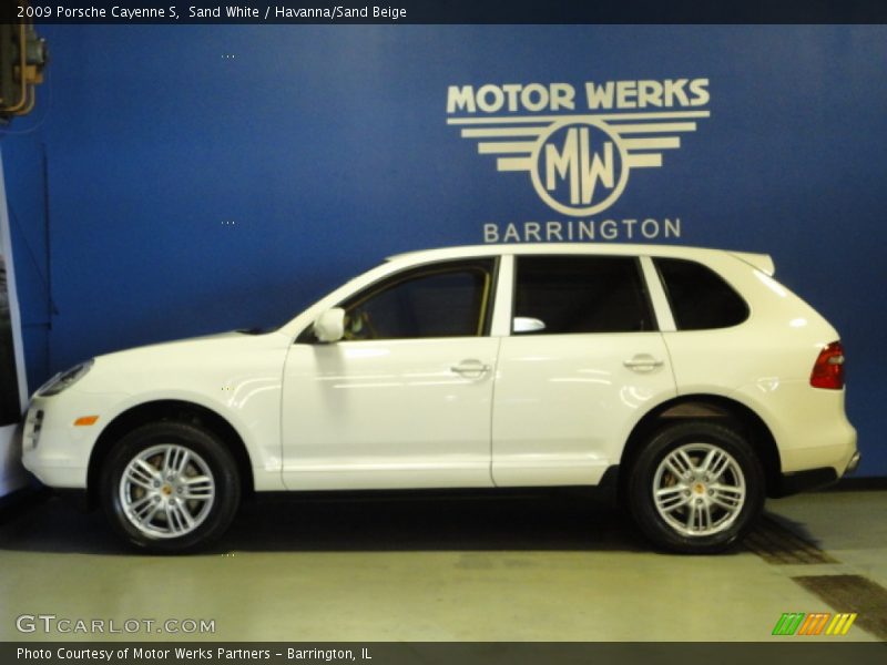 Sand White / Havanna/Sand Beige 2009 Porsche Cayenne S