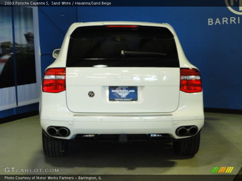 Sand White / Havanna/Sand Beige 2009 Porsche Cayenne S