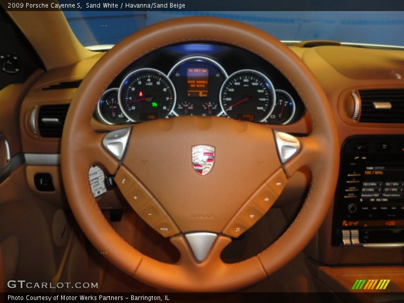 Sand White / Havanna/Sand Beige 2009 Porsche Cayenne S