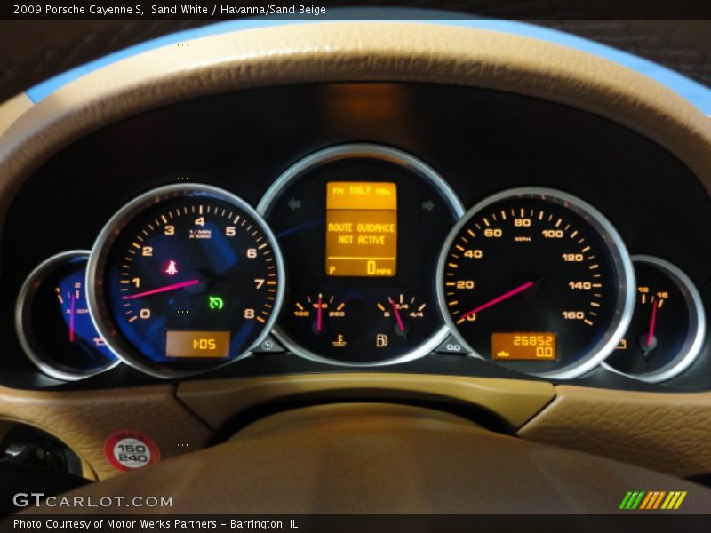 Sand White / Havanna/Sand Beige 2009 Porsche Cayenne S