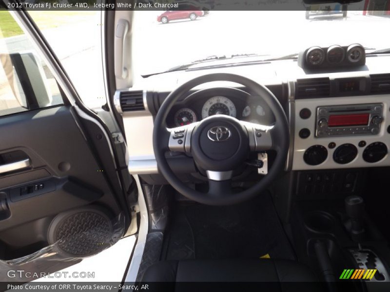 Iceberg White / Dark Charcoal 2012 Toyota FJ Cruiser 4WD