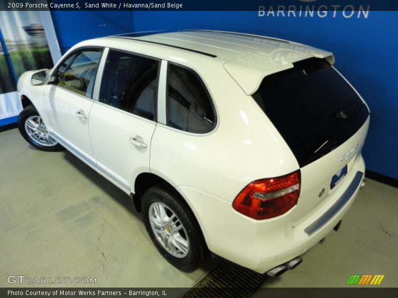 Sand White / Havanna/Sand Beige 2009 Porsche Cayenne S